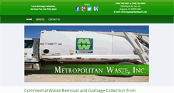 Desktop Screenshot of metropolitanwasteinc.com